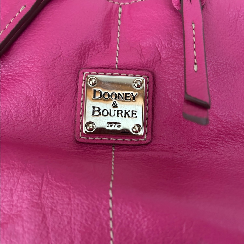 Dooney & Bourke Dillen Pink Leather Hobo Bag - Picture 2 of 11